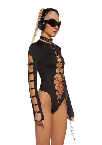 Lace Up Bodysuit