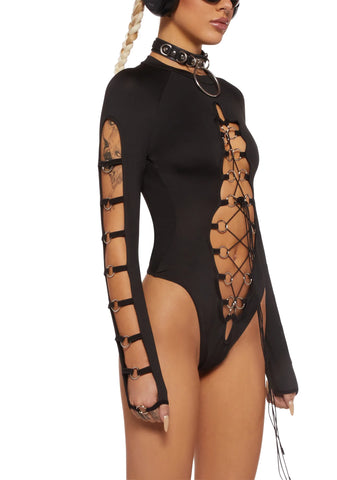 Lace Up Bodysuit