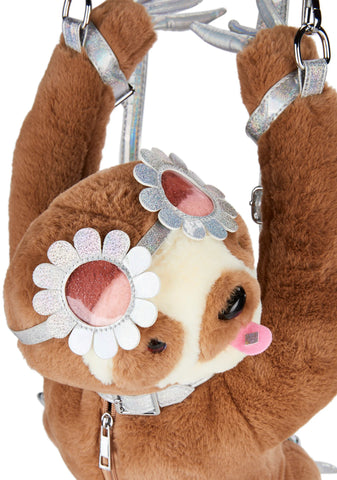 Hanging On Sloth Backpack