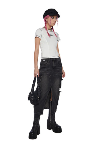 Combat Soda Midi Skirt