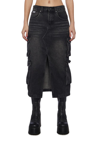 Combat Soda Midi Skirt