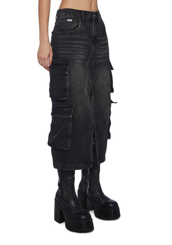 Combat Soda Midi Skirt