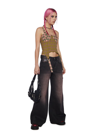 Sweeper Wide Leg Jeans