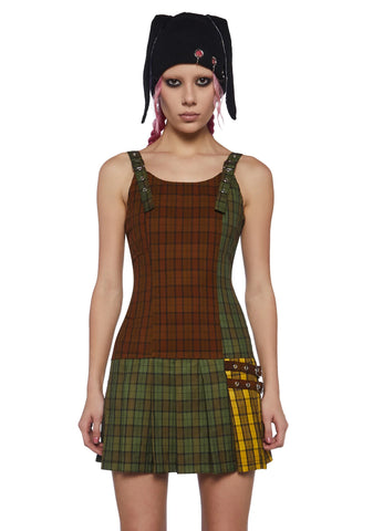 Viv Tartan Mini Dress