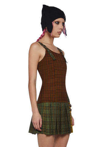 Viv Tartan Mini Dress