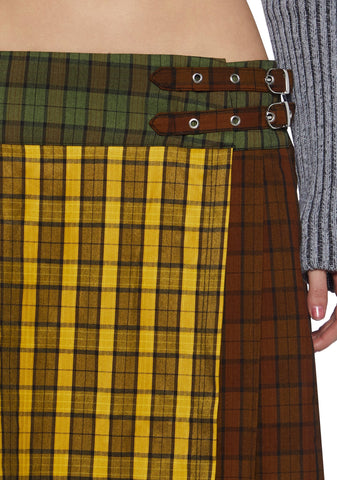 Viv Check Maxi Kilt