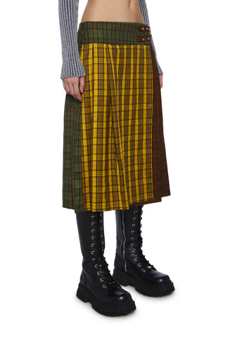 Viv Check Maxi Kilt