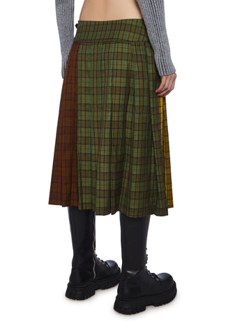 Viv Check Maxi Kilt