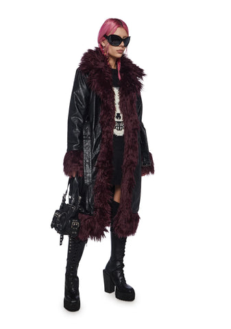 Ursula Vegan Leather Coat