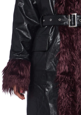 Ursula Vegan Leather Coat