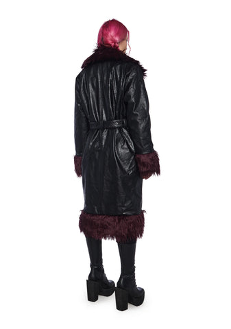 Ursula Vegan Leather Coat