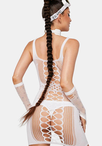 Angel Self Assured Cutout Mini Dress