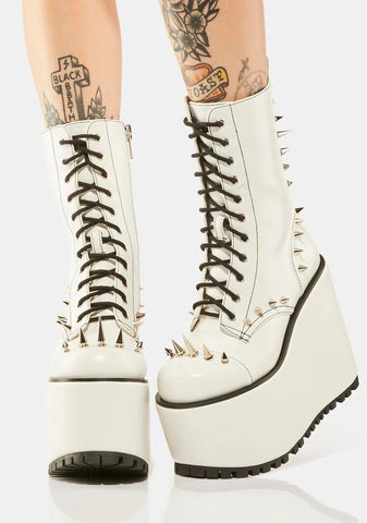 Radical Riot Spiked Platform Boots