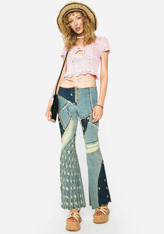 Never Unpacking Crochet Top