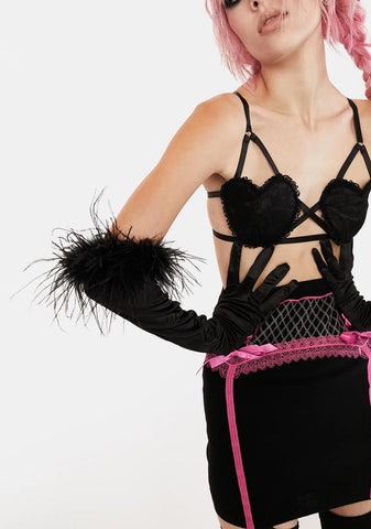 Unspoken Rules Satin Gloves