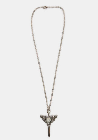 Wolverine Moon Pendant Necklace