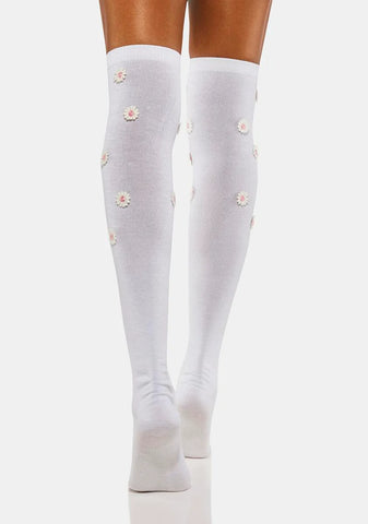 Heavenly Sunlight Place Knee High Socks