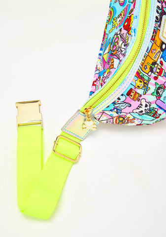 Sour Watercolor Paradise Fanny Pack