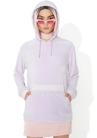 Velour Hooded Sweat