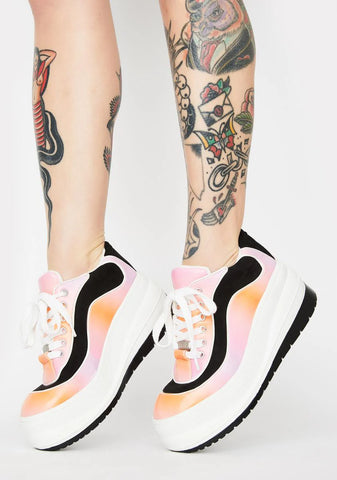 Wipe Out Tie Dye Sneakers