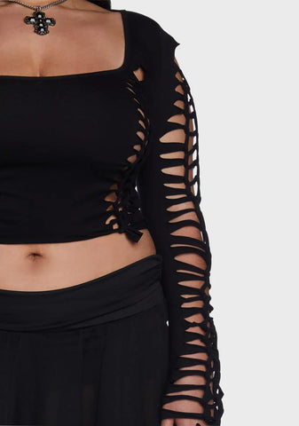 Plus Alternative Spells Long Sleeve Top