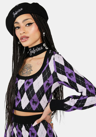 Chasin' Salem Crop Sweater