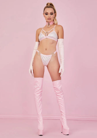 Sparkle Bonbon Rhinestone Thong