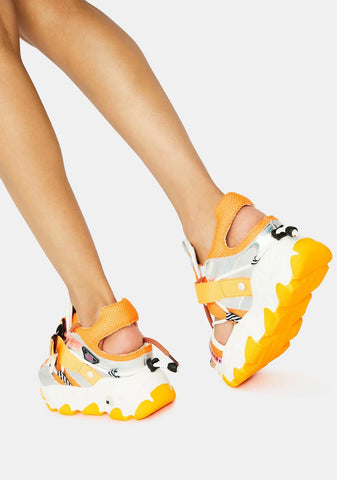 Orange Dragon Fruit Sandals