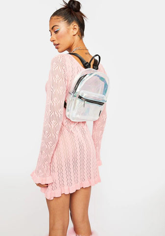 Lux Bubble Clear Mini Backpack