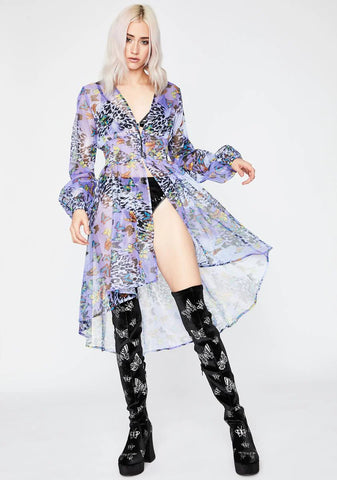 Fairy Fluttering Euphoria Sheer Duster