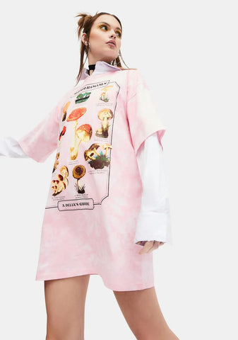 Mushroom Guide Graphic Tee