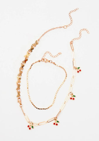 Only Good Times Anklet Set