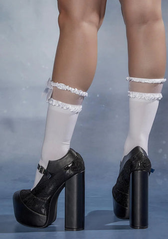 Turn Back Time Platform Mary Janes