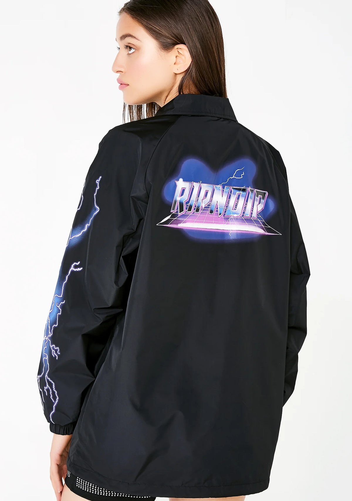 Rave Nylon Coaches Jacket