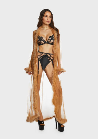 Ramona Mesh High Waisted Thong