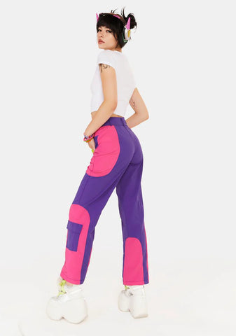 Violet Anything's Possible Cargo Pants
