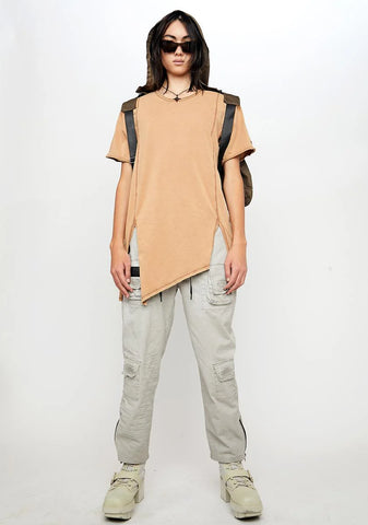 Atmosphere Unisex Washed Cotton Longline Tee