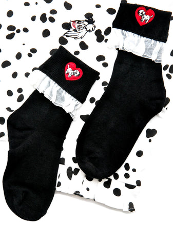 X Disney 101 Dalmatians Socks