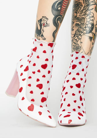 Feelin' Lovesick Sock Booties