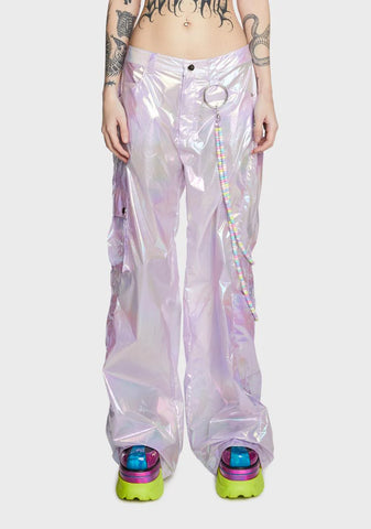 Ace Of Bass Parachute Pants - Lavender