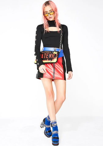 Tough Chick Eyelet Top