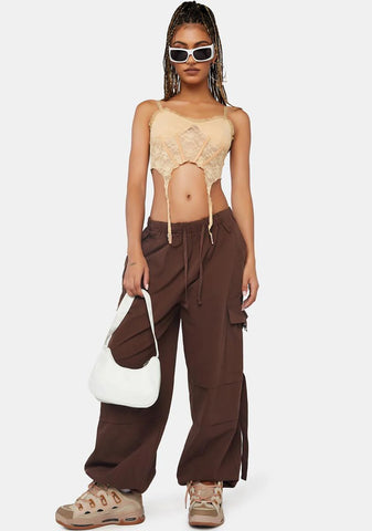 One To Beat Parachute Cargo Pants