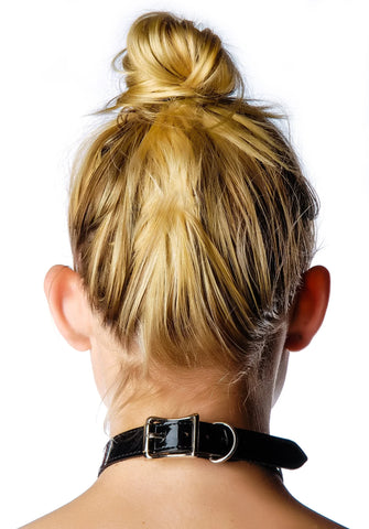 Ogasm O-Ring Collar Choker - White