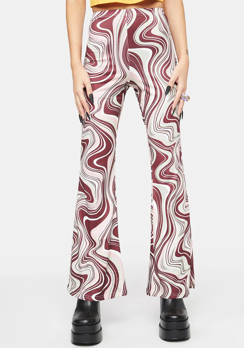 Rust How I See It Flare Pants