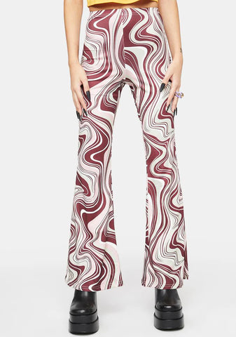 Rust How I See It Flare Pants