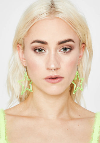 Lemon My Clarity Star Earrings