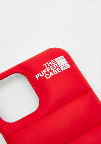 Red Puffer iPhone Case