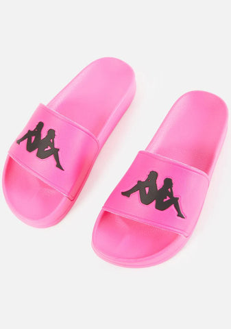 Neon Pink Authentic Adam 2 Slide Sandals