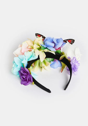 Lush Garden Magic Flower Headband