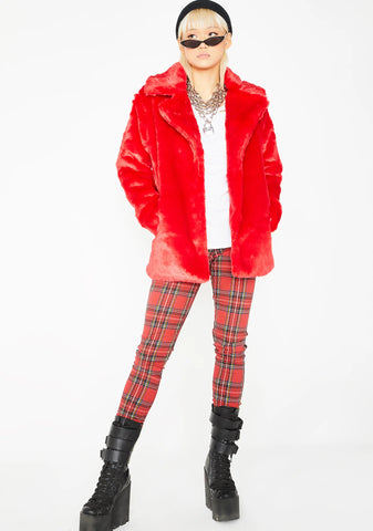 Racked Up Faux Fur Jacket